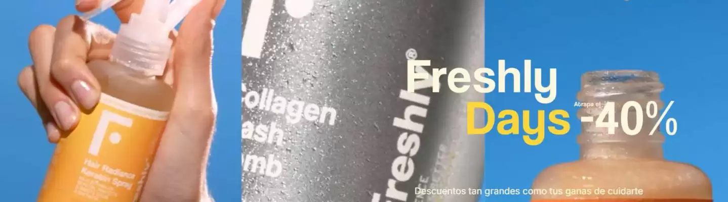 Folleto Freshly Cosmetics (válido hasta el 27-07)