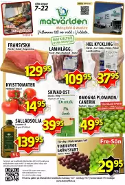 Matvärlden Tensta reklamblad vecka 29 Sida 1