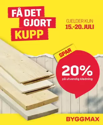Byggmax (gyldig til 21-07)