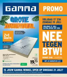 GAMMA folder Pagina 1