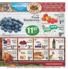 Country Grocer flyer week 29 Page 1