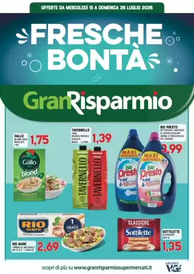 Gran Risparmio (valido fino al 26-07)