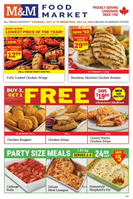 M & M Food Market flyer