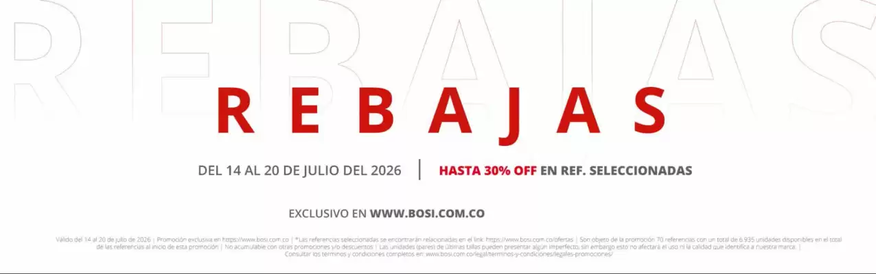 Bosi (válido hasta 21-07)