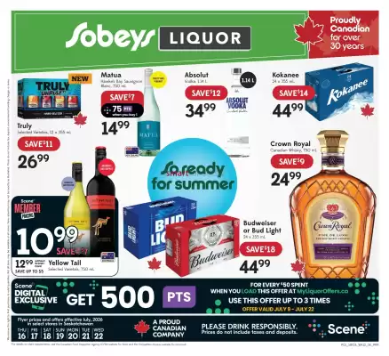 Sobeys Liquor (valid until 22-07)