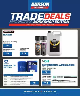 Burson Auto Parts (valid until 14-08)