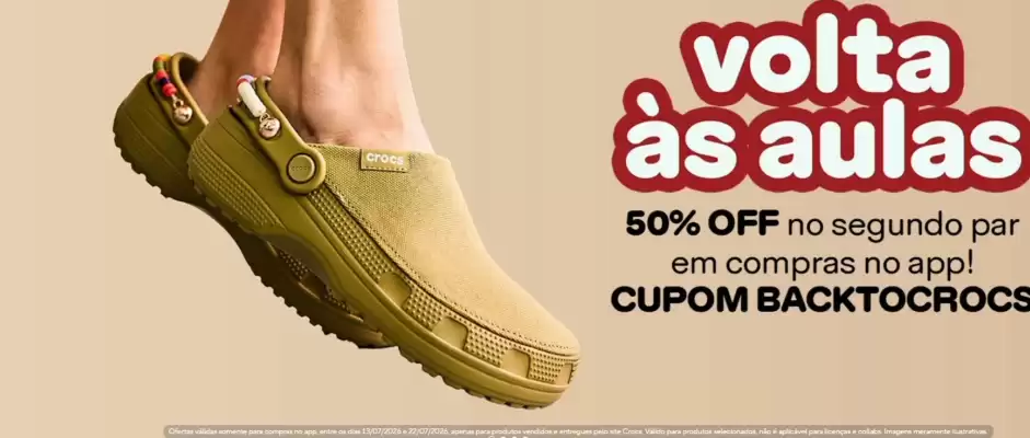 Crocs (válido até 21-07)