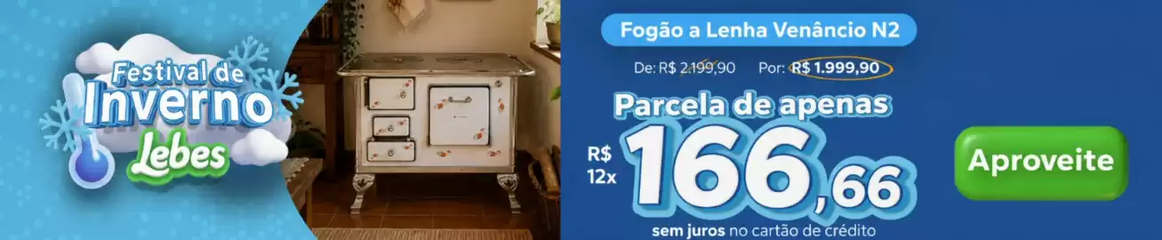 Folheto Lojas Lebes Página 1