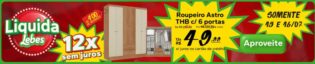 Folheto Lojas Lebes Página 1