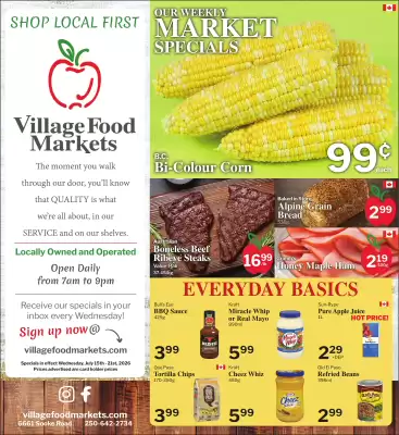 Village Food Markets (valid until 21-07)