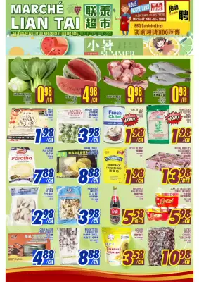 Marché Lian Tai flyer