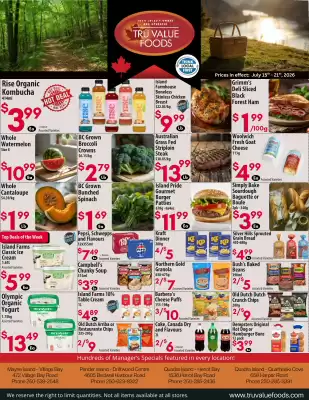 Tru Value Foods flyer (valid until 21-07)