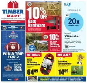Timber Mart flyer Page 1