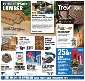 Timber Mart flyer Page 2