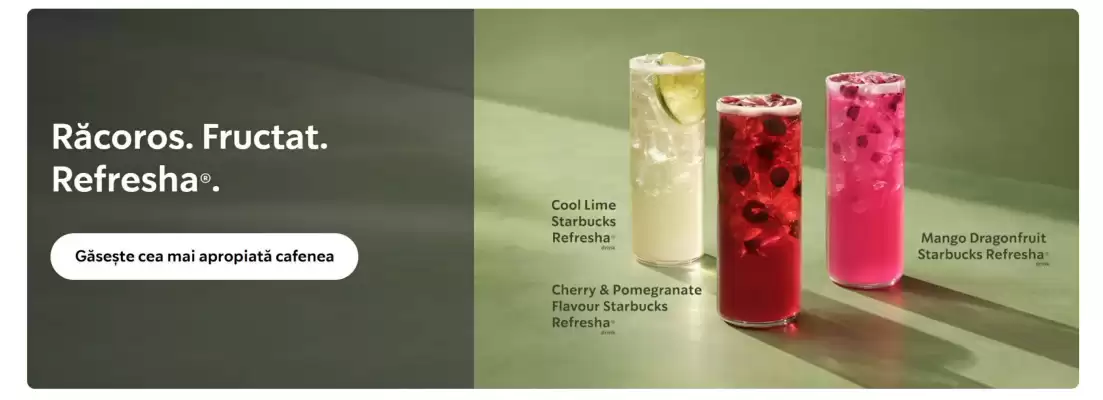 Starbucks (valid până la 31-07)