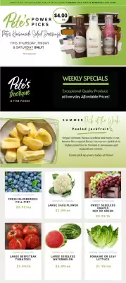 Pete's Fine Foods (valid until 22-07)