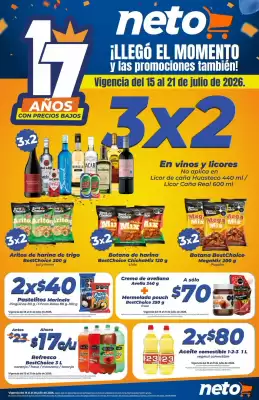 Tiendas Neto (válido hasta 21-07)