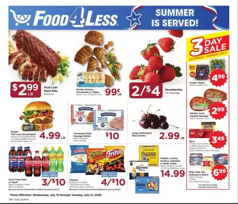 Food 4 Less weekly ad