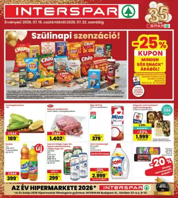 Interspar akciós újság
