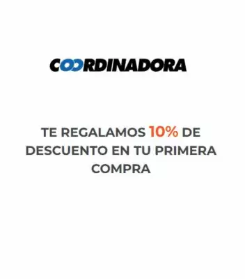 Coordinadora (válido hasta 2-10)