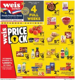 Weis Markets weekly ad Page 1