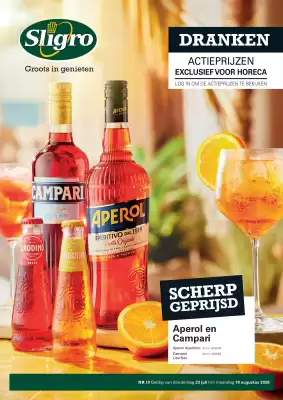 Sligro | Dranken (geldig t/m 10-08)