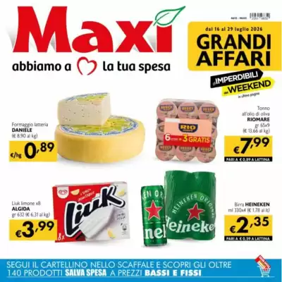 Volantino Maxi Supermercati