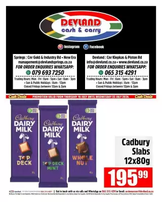 Devland Cash And Carry (valid until 22-07)