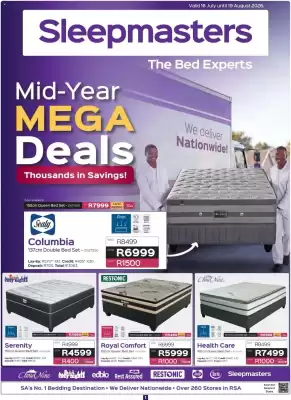 Sleepmasters (valid until 19-08)