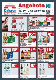Orterer Getränkemarkt Prospekt Seite 1