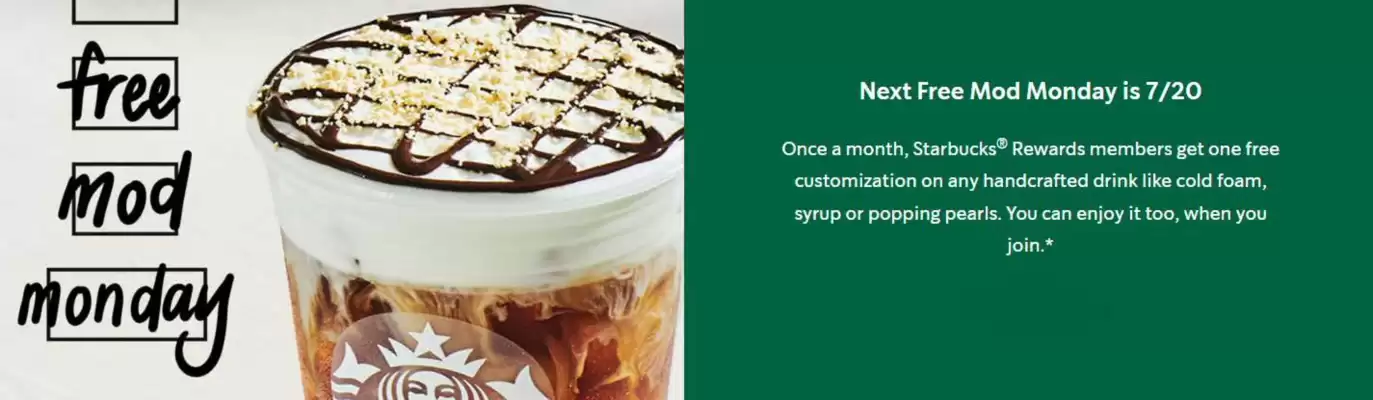 Starbuck's (valid until 20-07)