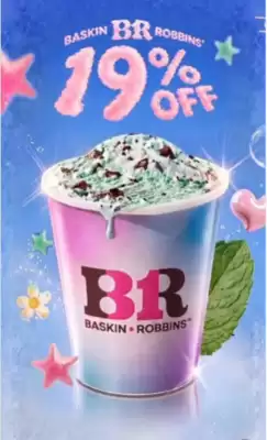 Baskin Robbins (valid until 19-07)