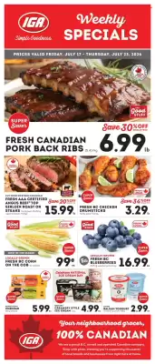 IGA flyer