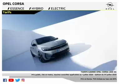 Catalogue Opel page 1