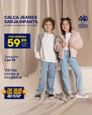 Lojas Havan (válido até 20-07)