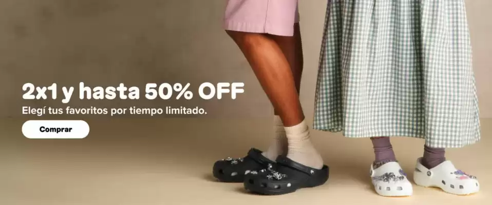 Crocs (válido hasta 7-08)