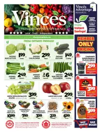 Vince's Market flyer Page 1