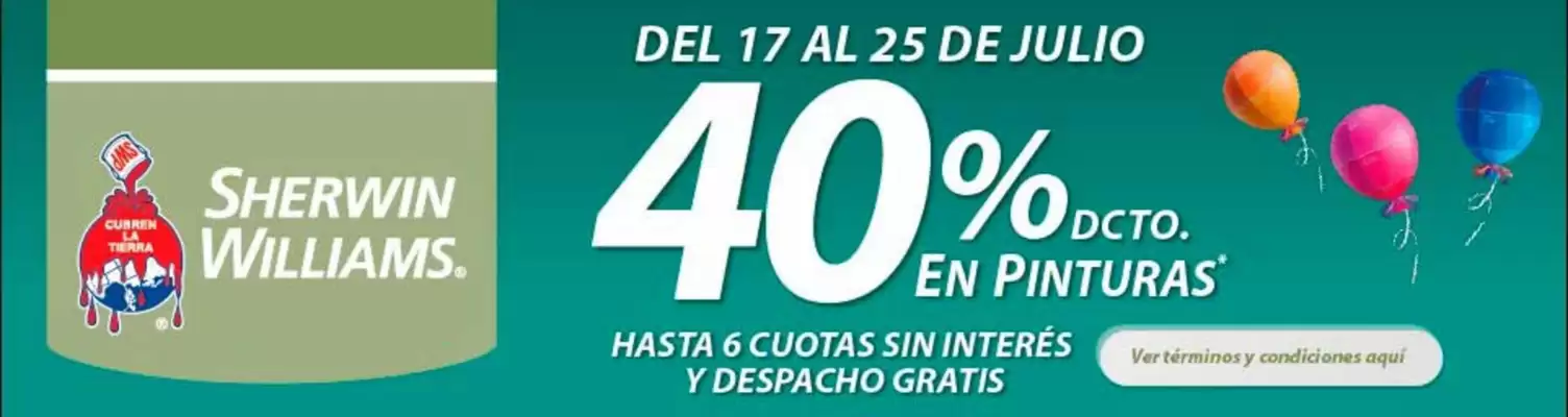 Catálogo Sherwin Williams (válido hasta 27-07)