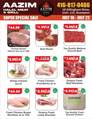 Aazim Halal Meat & Grill (valid until 22-07)
