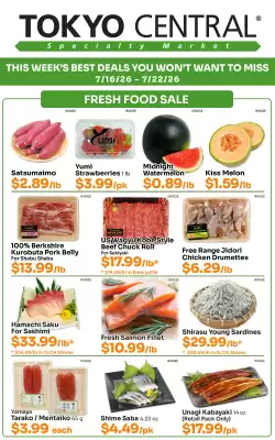 Tokyo Central Specialty Market (valid until 22-07)