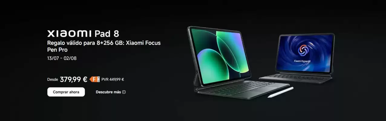 Xiaomi (válido hasta el 2-08)
