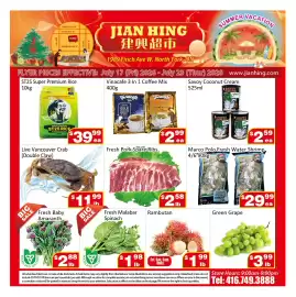 Jian Hing Supermarket flyer week 29 Page 1