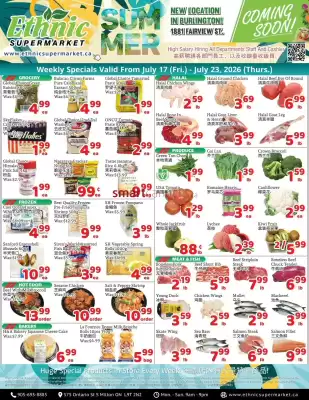 Ethnic Supermarket flyer (valid until 23-07)