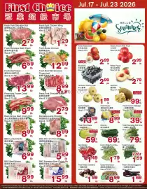First Choice Supermarket flyer week 29 Page 1