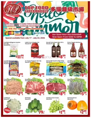 Top Food Supermarket flyer (valid until 23-07)