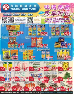 Yours Food Mart (valid until 23-07)