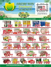 Fresh Win Foodmart flyer week 29 Page 1