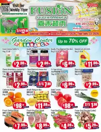 Fusion Supermarket flyer week 29 Page 1