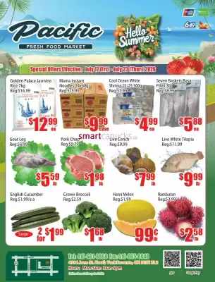 New Pacific Supermarket flyer (valid until 23-07)