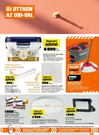 OBI akciós újság Oldal 12: Vendel led beltéri mennyezeti lámpa €2.999,00, Led fényvető €1.699,00